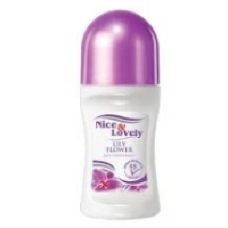 NICE & LOVELY ROLL-ON WOMEN 50ML LILY FLOWER