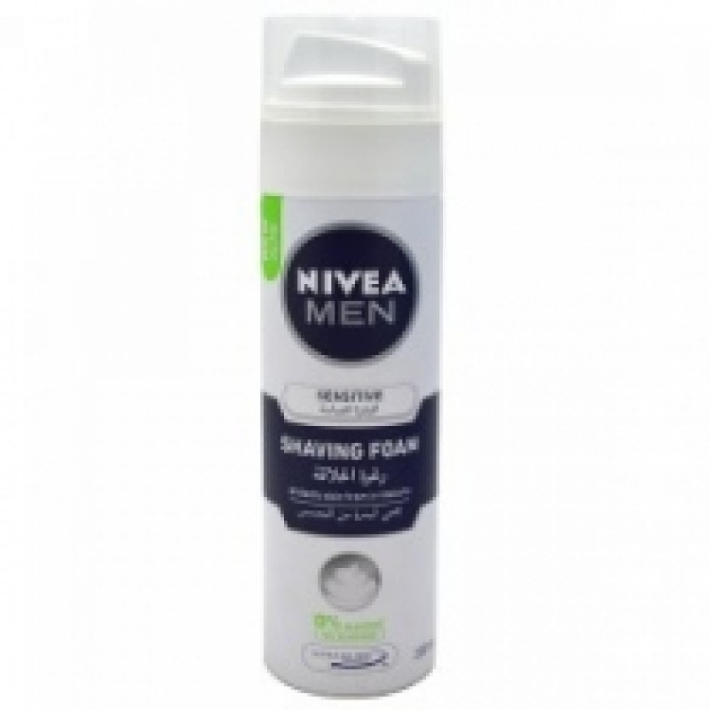 NIVEA 200ML SHAVING FOAM SENSITIVE FOR MEN