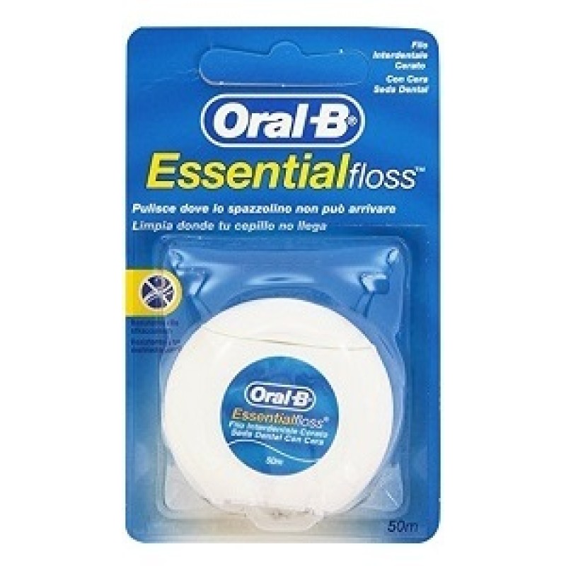 ORAL B DENTAL FLOSS MINT UNWAXED 50ML