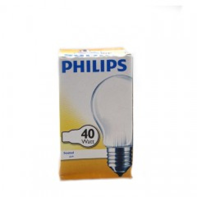 PHILIPS 40W FROSTED BULB SCREW