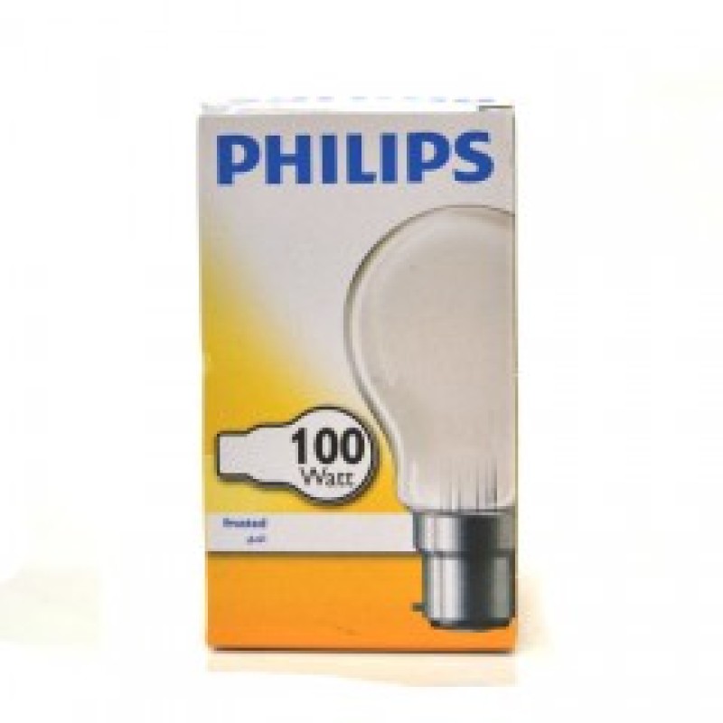 PHILIPS FROSTED BULB 100W A55 B22