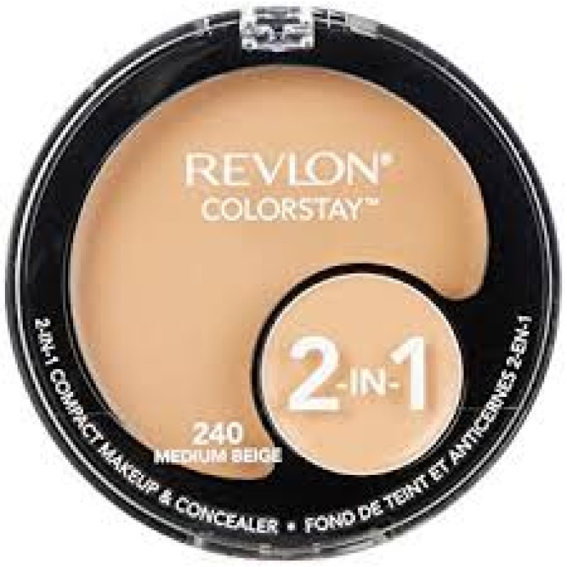 REVLON 2 IN 1 COMPACT MAKEUP AND CONCEALER BRONZE