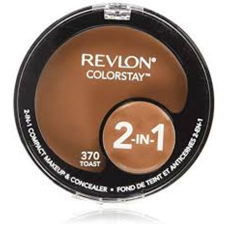 REVLON COLORSTAY 2 IN 1 COMPACT MAKEUP AND CONCEALER MAHOGANY