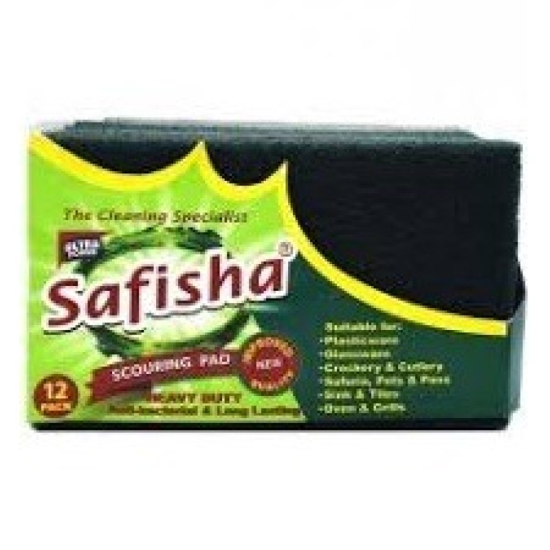 SAFISHA SCOURING PAD 12's SAFISHA SCOURING PAD 12's