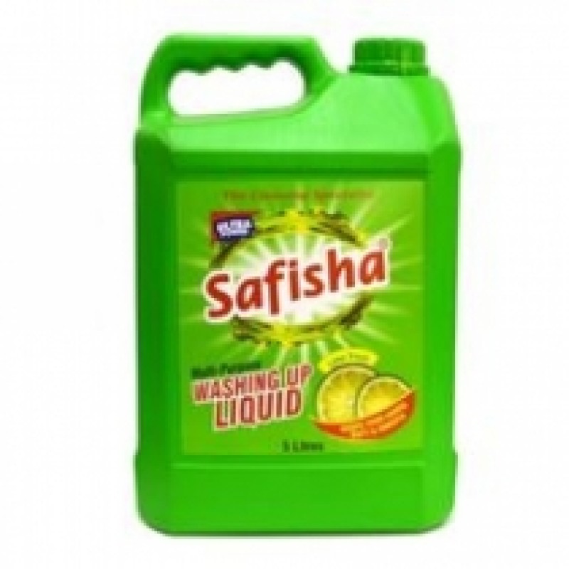 SAFISHA WASHING LIQUID LIME 5 LITRES