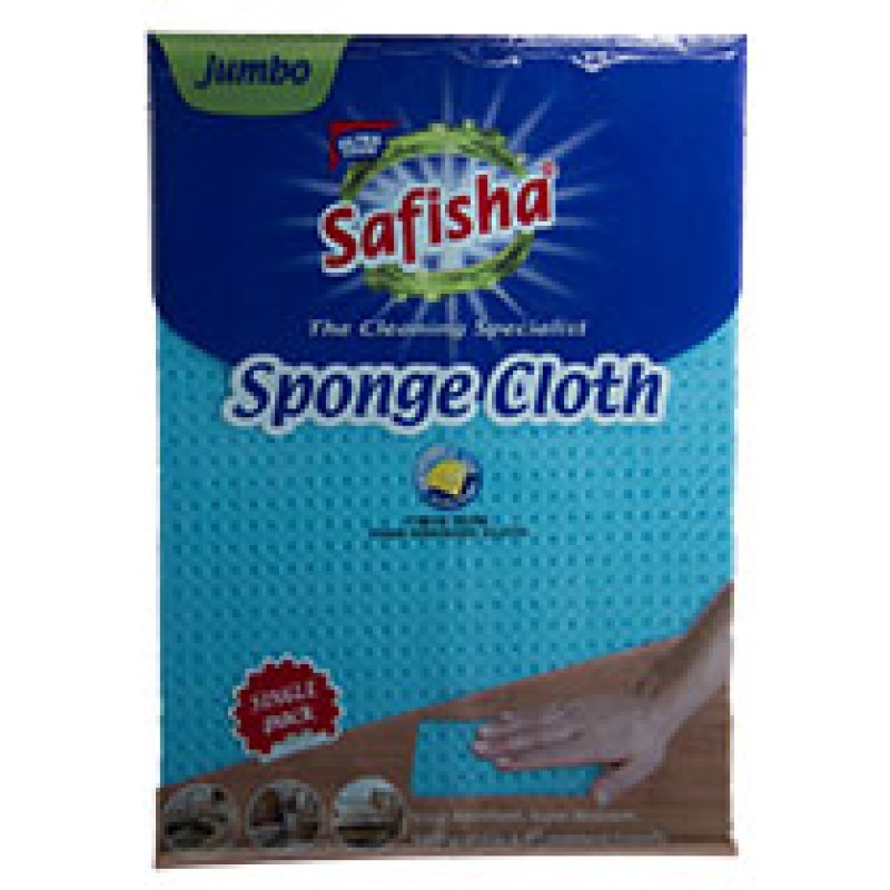 SAFISHA SPONGE JUMBO CLOTH BLUE 1'S