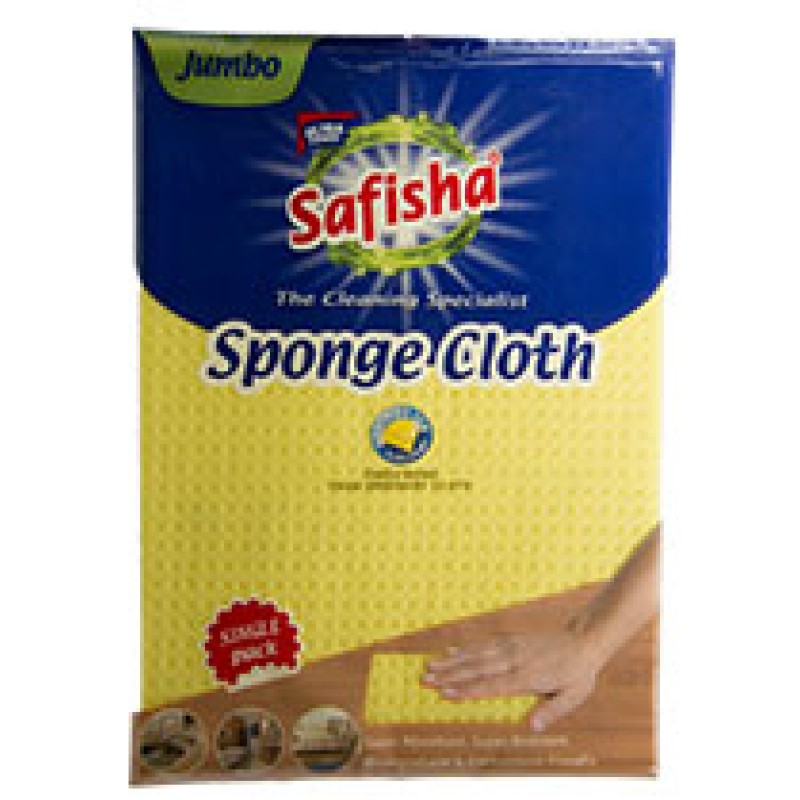 SAFISHA SPONGE JUMBO CLOTH YELLOW 1'S