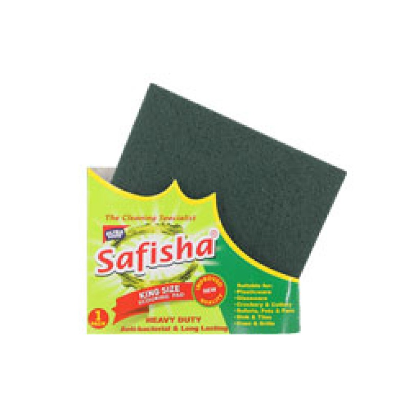 SAFISHA SCOURING PAD KING SIZE 1'S