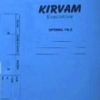 SPRING FILES KIRVAM BAND P.P (VIRGIN PLASTIC) 35 MIC BLUE