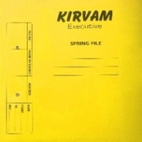 SPRING FILES KIRVAM BAND P.P (VIRGIN PLASTIC) 35 MIC YELLOW