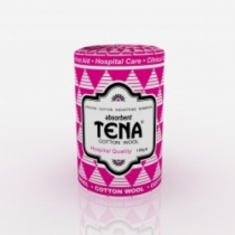 TENA COTTON WOOL 100G