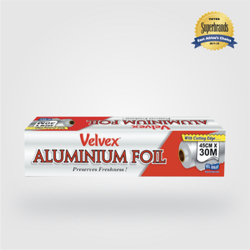 VELVEX CATERING ALUMINIUM FOIL 45 CM X 30 M