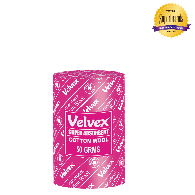 VELVEX COTTON WOOL ROLL 50G