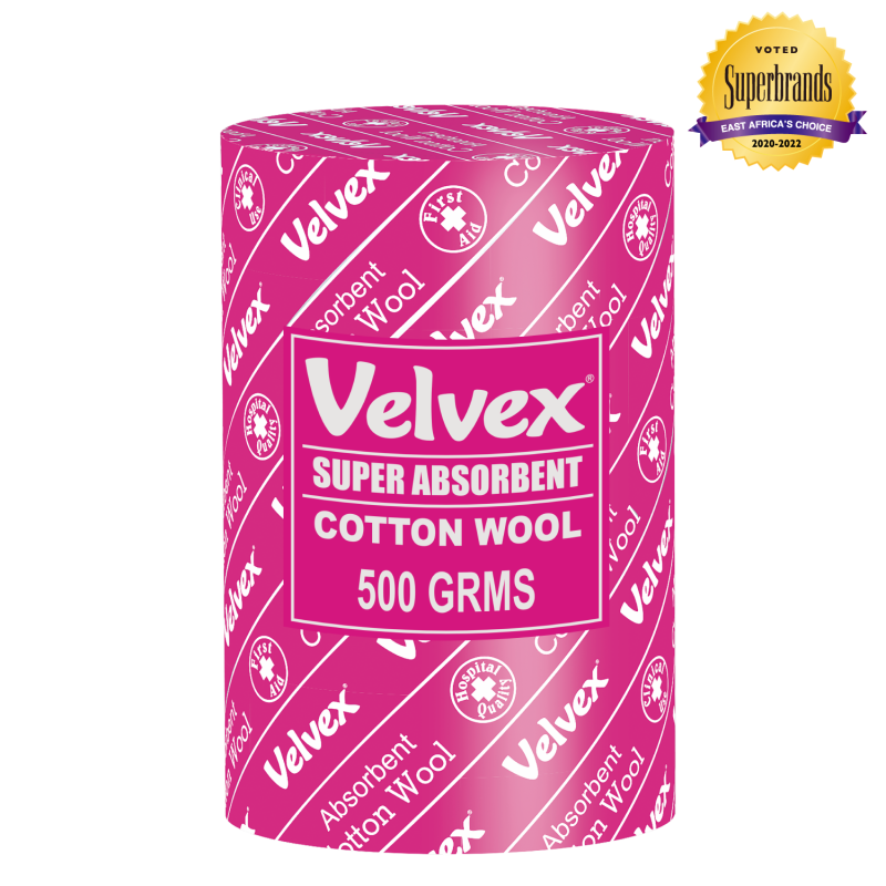 VELVEX COTTON WOOL ROLL 500G