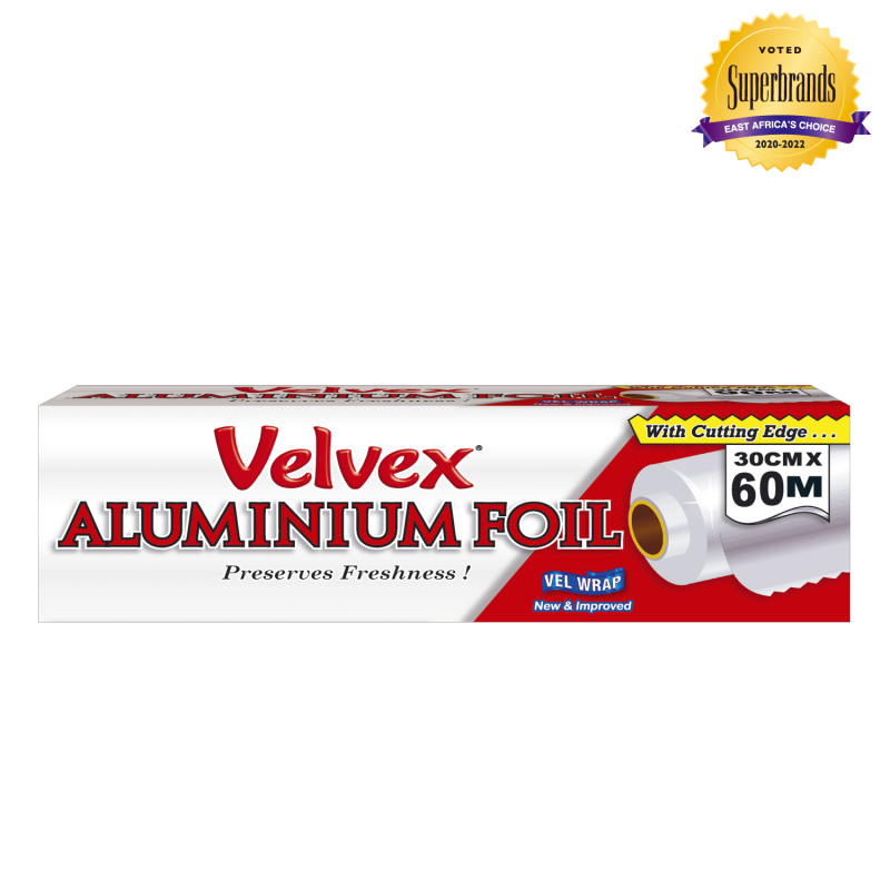 VELVEX CATERING ALUMINIUM FOIL 30CM X 60M