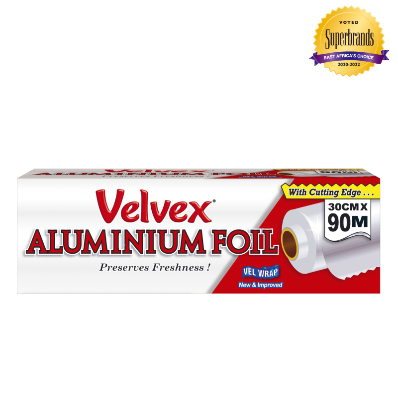 VELVEX CATERING ALUMINIUM FOIL 30CM X 90M