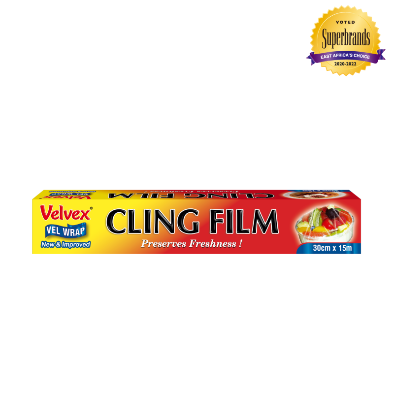 VELVEX CLING FILM 30CM X 15M