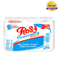 ROSY TOILET PAPER WHITE TWIN PACK