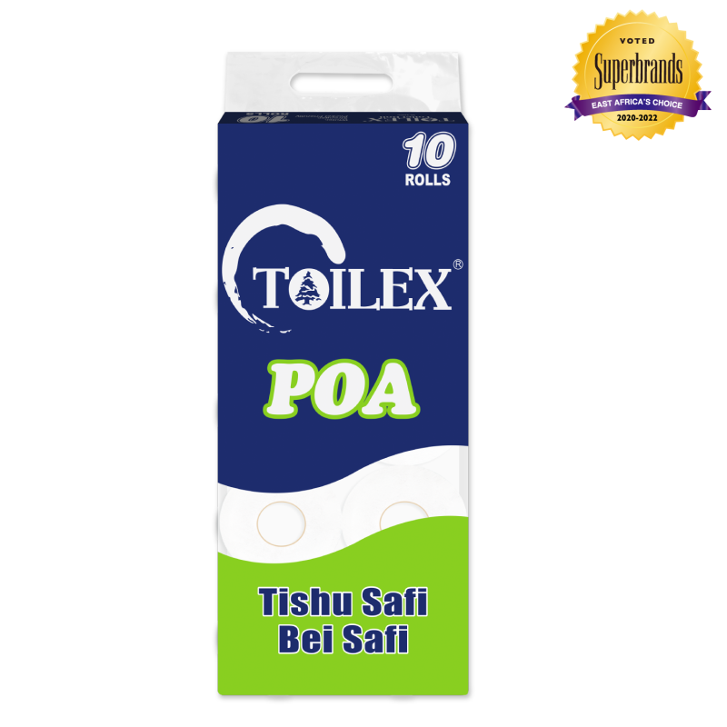 TOILEX POA TISSUE PAPER 10 PACK UNWRAPPED