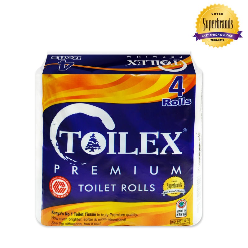 TOILEX PREMIUM TISSUE PAPER 4 PACK  UNWRAPPED