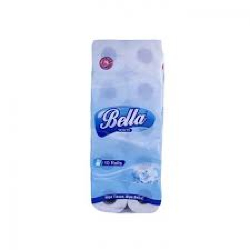 BELLA TOILET PAPER WHITE - PACK OF 10