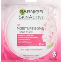 GARNIER MOISTURE  BOMB SAKURA HYDRATING MASK FOR DULL SKIN