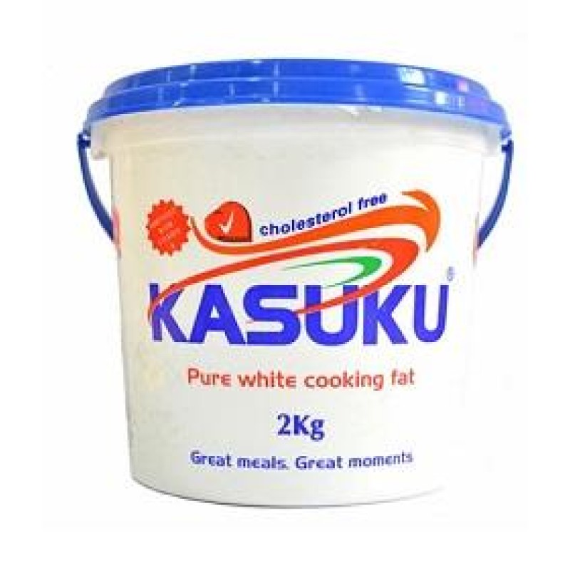 KASUKU PURE WHITE COOKING FAT CHOLESTEROL FREE 2 KG