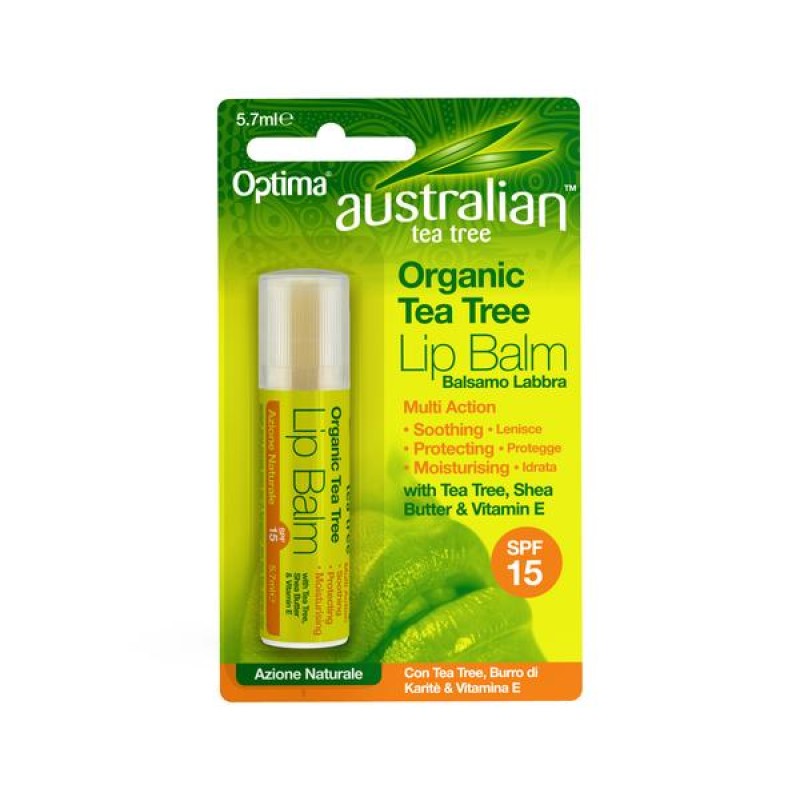 OPTIMA AUSTRALIAN TEA TREE LIP BALM ORGANIC