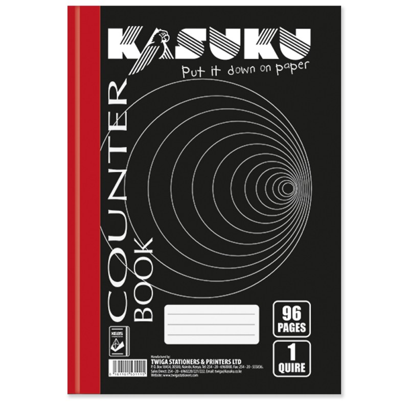 KASUKU 1QUIRE COUNTER BOOK A4