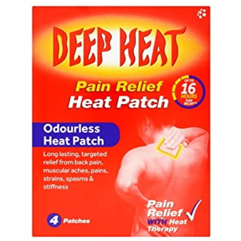 DEEP HEAT PAIN RELIEF HEAT PATCH