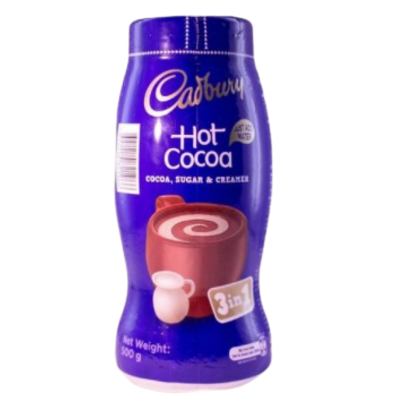 CADBURY HOT COCOA 3 IN 1 500G