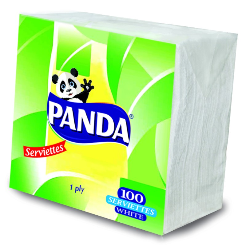 PANDA PLAIN SERVIETTES