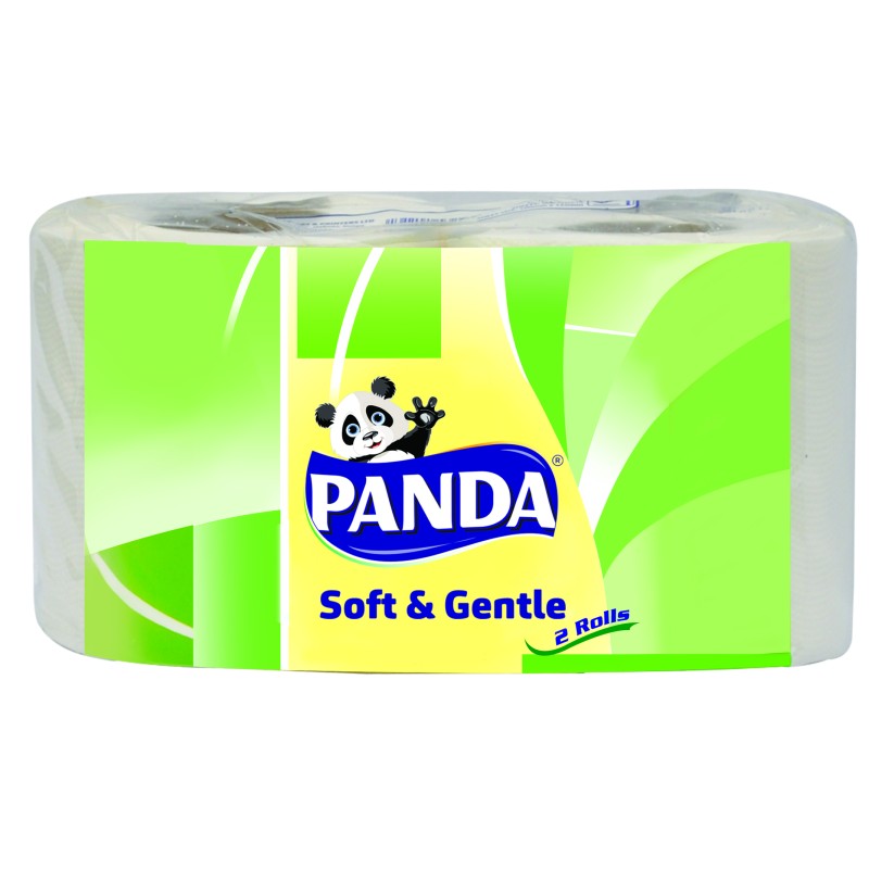 PANDA TOILET TISSUE ROLLS 2PACK