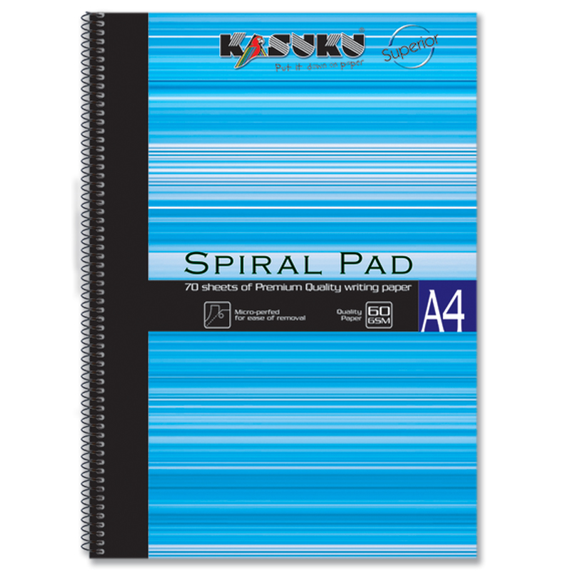 KASUKU SPIRAL PAD A4