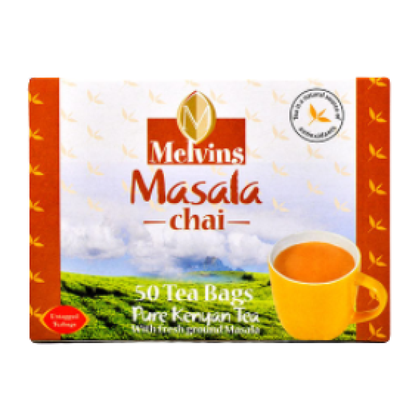 MELVINS MASALA UNTAGGED TEA BAGS 50's