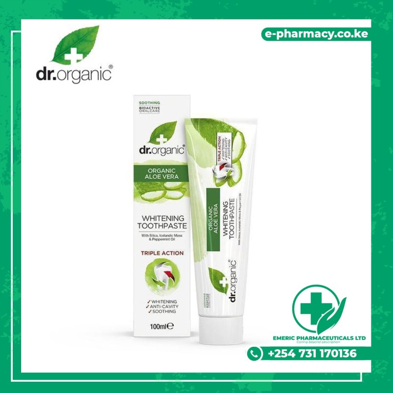 Whitening toothpaste-Aloe vera Dr. Organic
