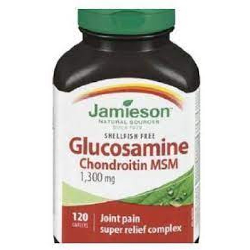 Jamieson Glucosamine Chondroitin MSM 1300MG Caplets 120s