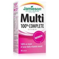 Jamieson multivitamin 100% Complete women caplets 90's