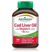 jamieson Cod liver oil + Vit A+ D3 Softgels 100's