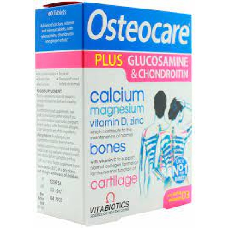 Vitabiotics Osteocare plus Glucosamine & chondroitin tablets 60s 