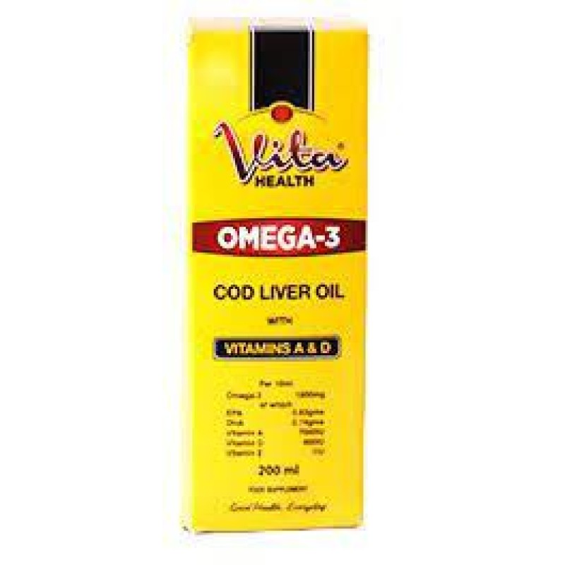 Vitahealth cod liver oil 200ml