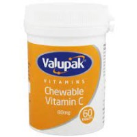 Valupak Vitamin C 80mg Chewable 60s