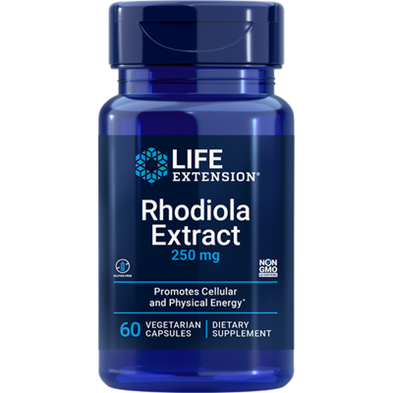 Rhodiola Extract  250 mg, 60 veg capsules