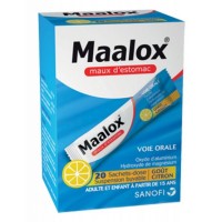 Maalox lemon stick 460/susp 20