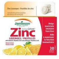 JAMIESON ZINC LOZENGES HONEY LEMON 30S