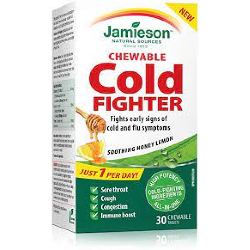 Jamieson Cold Fighter Chewable Tablets 30's