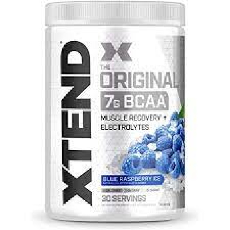 XTEND Original BCAA Powder Blue Raspberry Ice 30 Servings