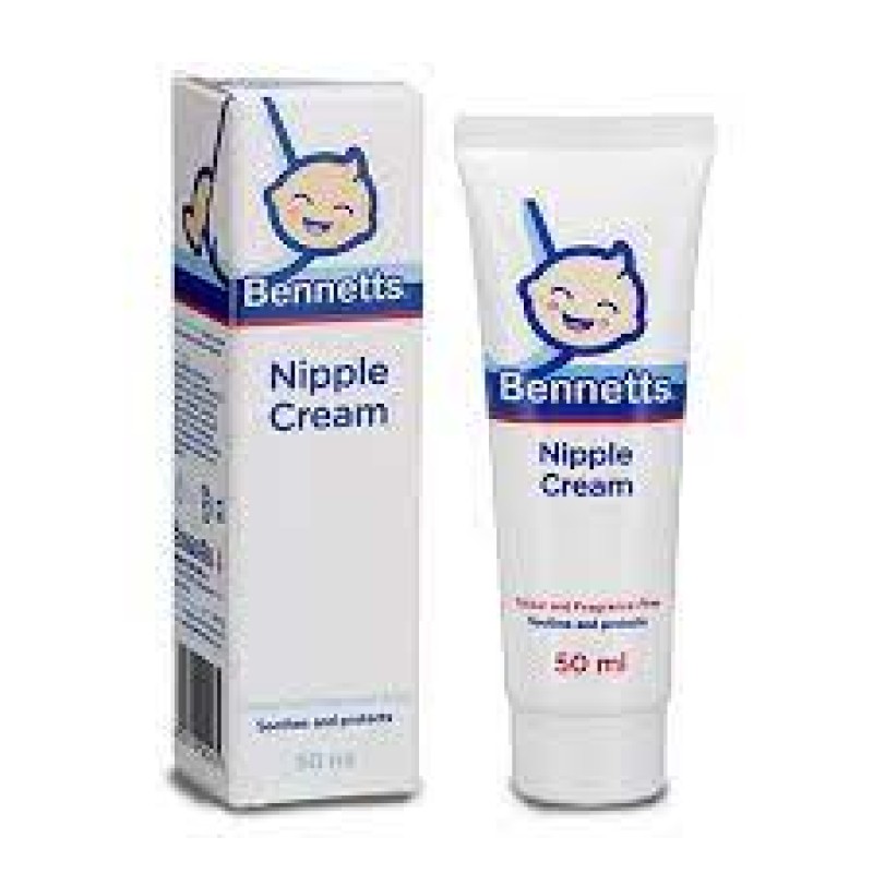 Bennetts Nipple Cream 50ml with Lanolin