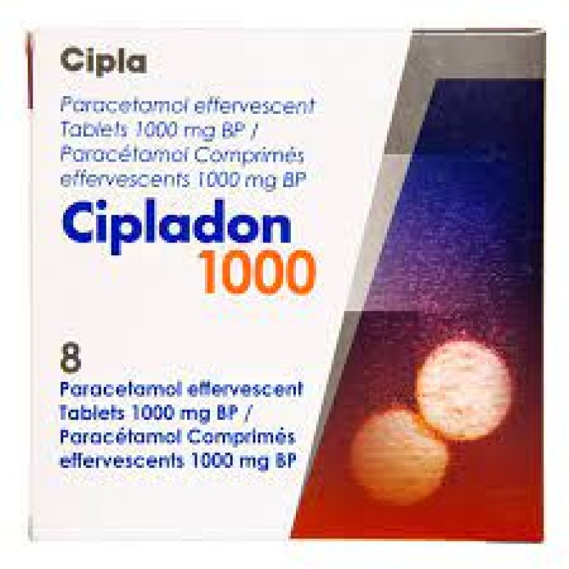 Cipladon 1000mg Effervescent Tablets 8's