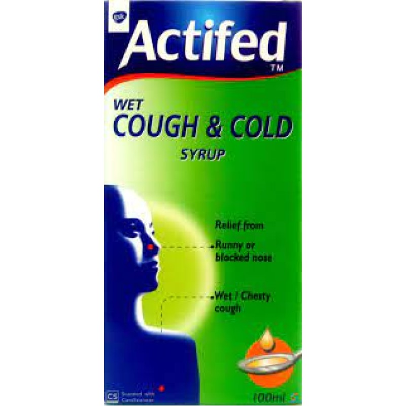 Actifed Cold & Wet Cough 100ml